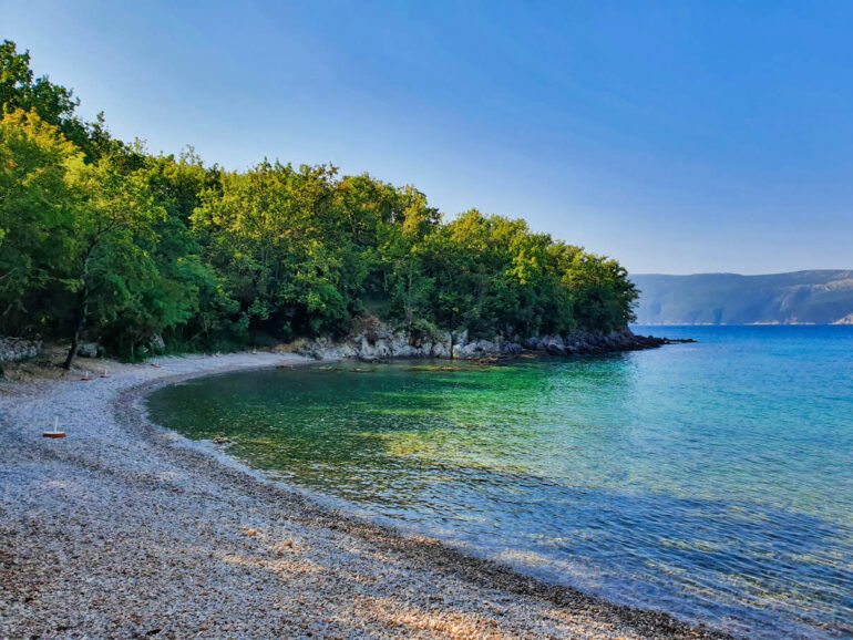 Magneli Beach 1, one of the top Krk beaches