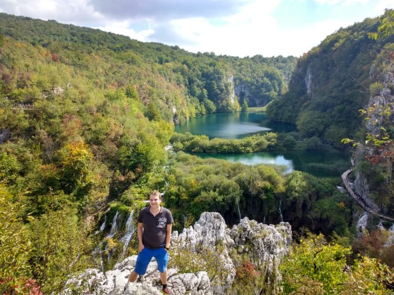 Our favorite viewpoint of Plitvice Lakes