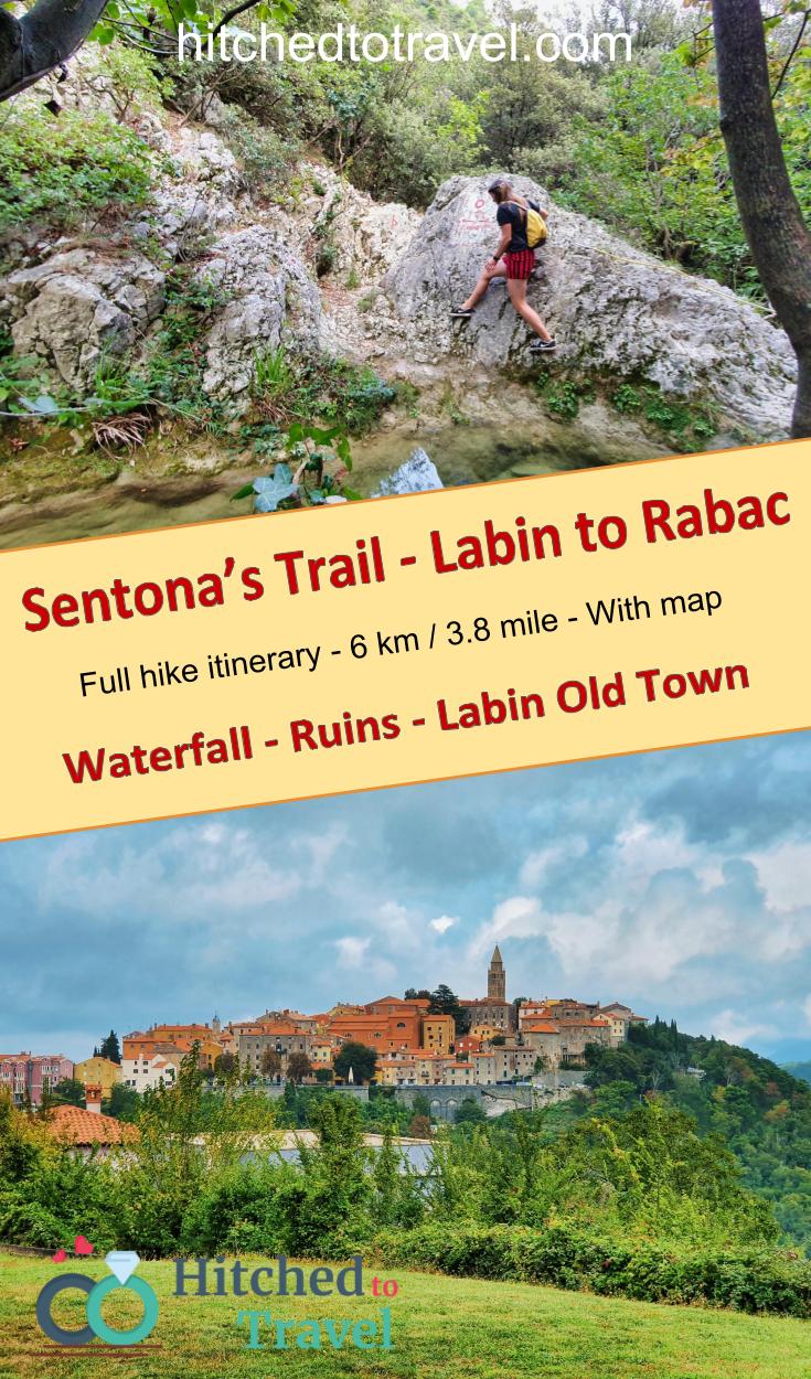 Labin to Rabac - Sentona's trail - pin