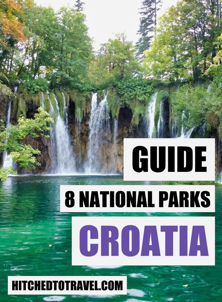 Poster the 8 National Parks Croatia