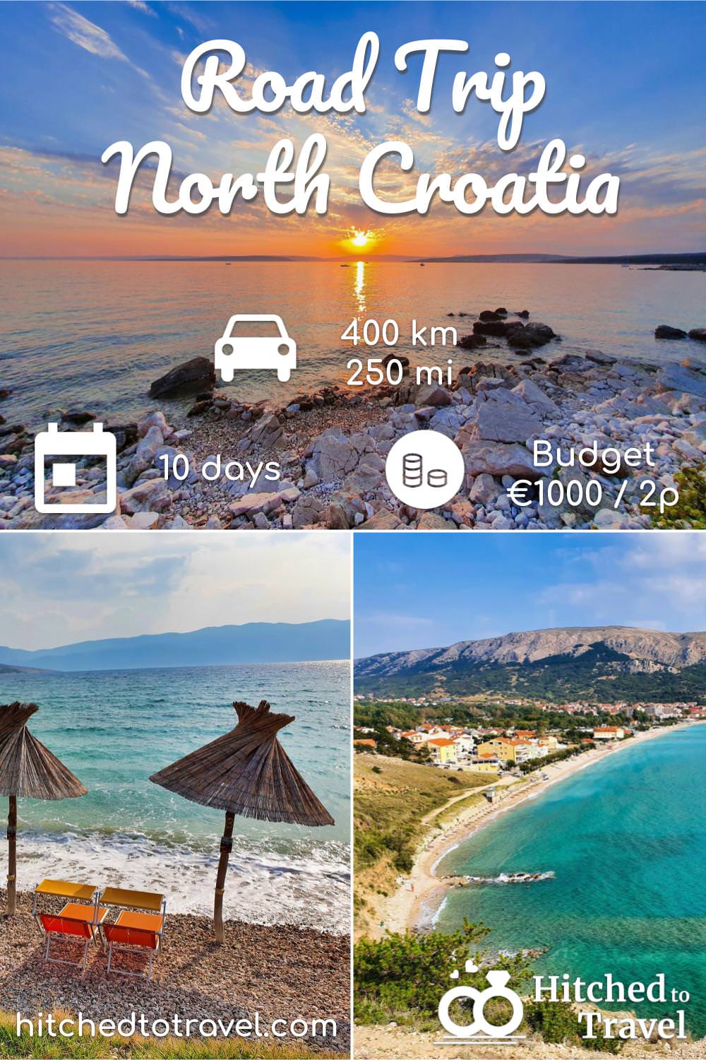 Poster Road Trip Croatia 10 days