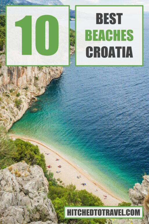 Top 10 Beaches in Croatia Poster