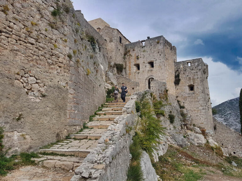 Stairs in Klis Fortress
