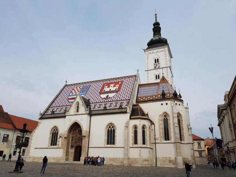 Visit to St. Mark's Church in Zagreb