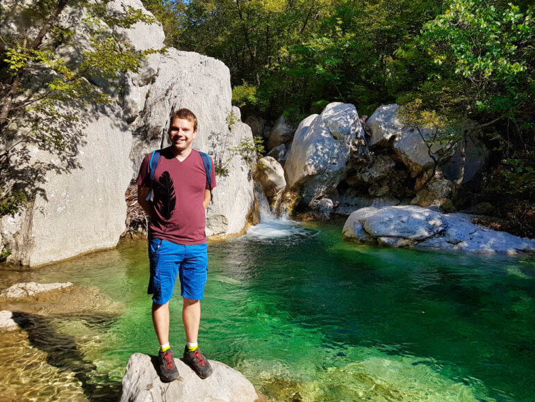 Small waterfall at Paklenica National Park