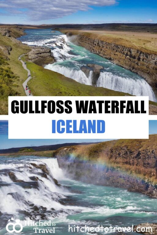 Gullfoss waterfall in Iceland Poster