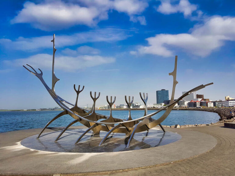 The Sun Voyager in Reykjavik, Iceland