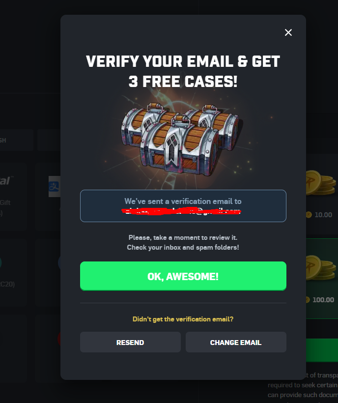 Verify Email and get price